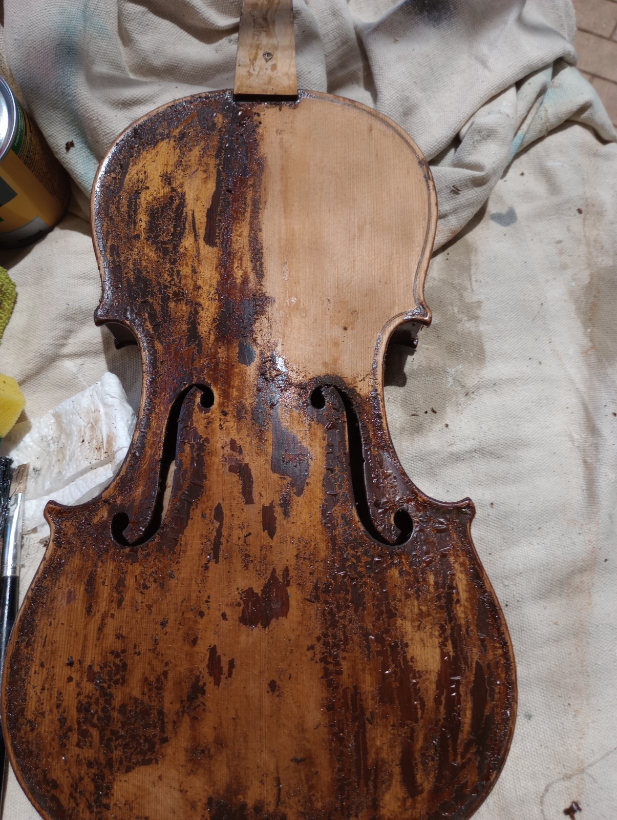 Antique violin store restoration near me